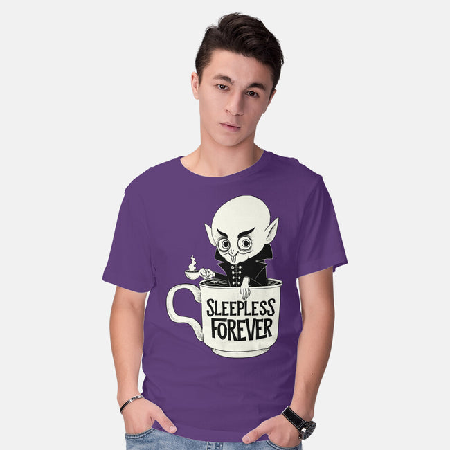 Nosferatu And Coffee-Mens-Basic-Tee-ppmid