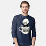 Nosferatu And Coffee-Mens-Long Sleeved-Tee-ppmid