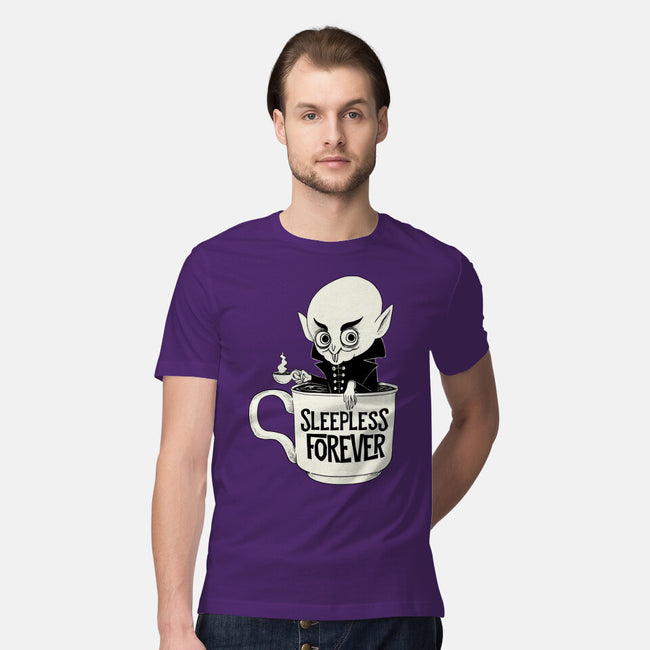 Nosferatu And Coffee-Mens-Premium-Tee-ppmid