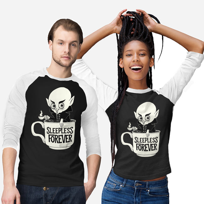 Nosferatu And Coffee-Unisex-Baseball-Tee-ppmid