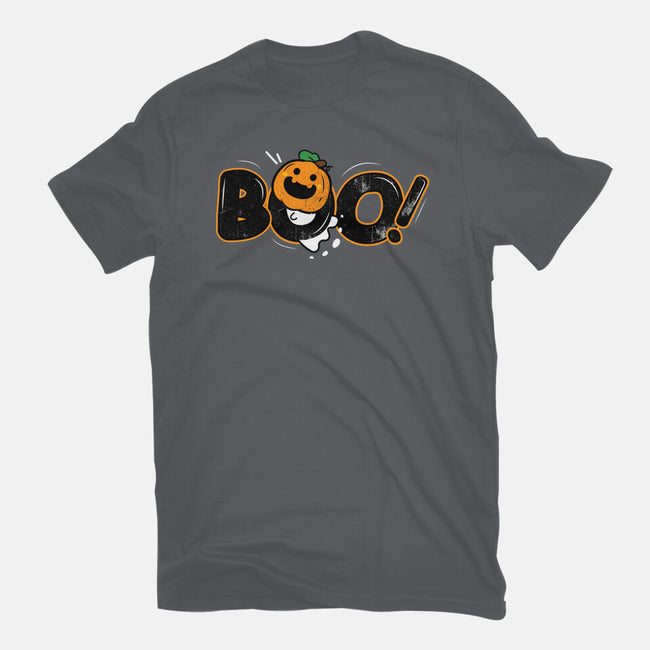 Boo Pumpkin Head-Womens-Fitted-Tee-bloomgrace28