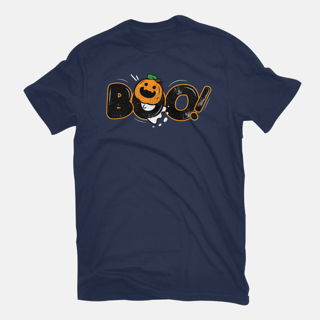 Boo Pumpkin Head-Womens-Fitted-Tee-bloomgrace28