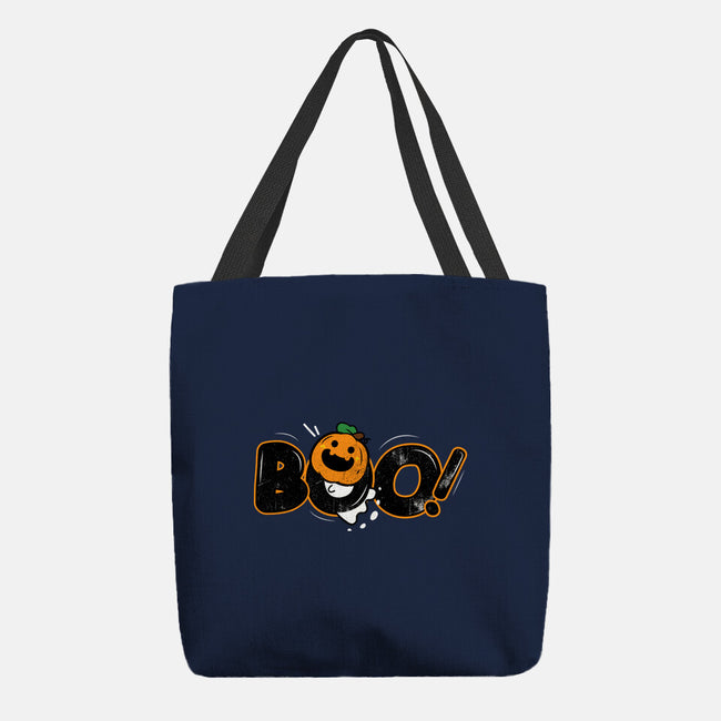 Boo Pumpkin Head-None-Basic Tote-Bag-bloomgrace28