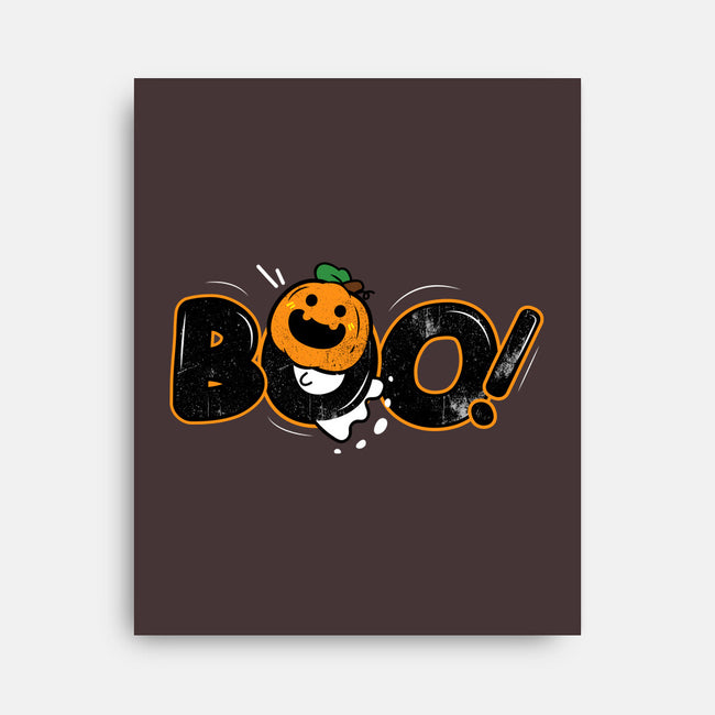 Boo Pumpkin Head-None-Stretched-Canvas-bloomgrace28