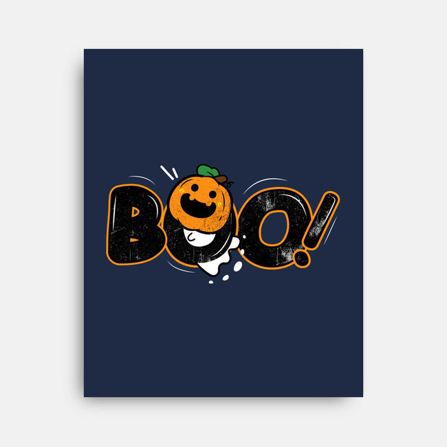 Boo Pumpkin Head-None-Stretched-Canvas-bloomgrace28