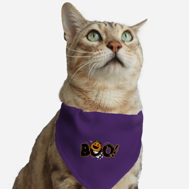 Boo Pumpkin Head-Cat-Adjustable-Pet Collar-bloomgrace28