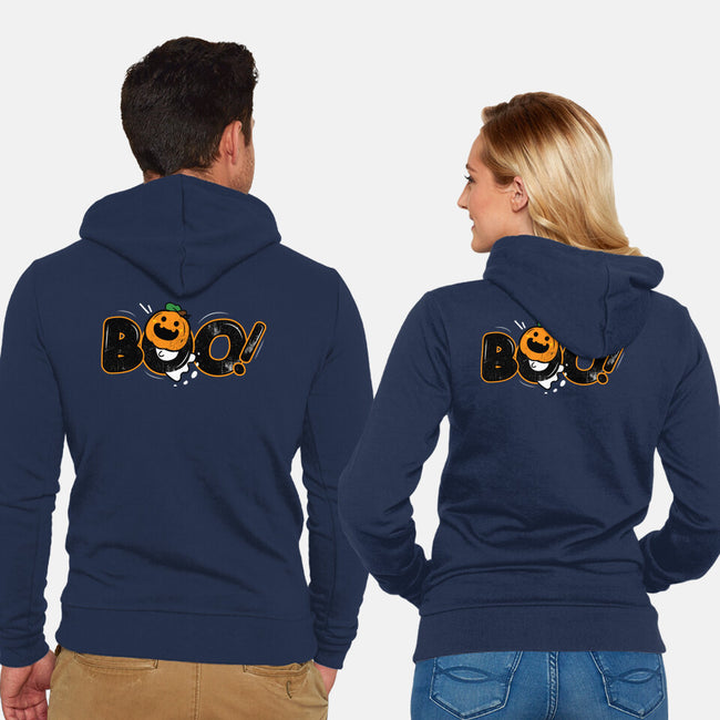 Boo Pumpkin Head-Unisex-Zip-Up-Sweatshirt-bloomgrace28