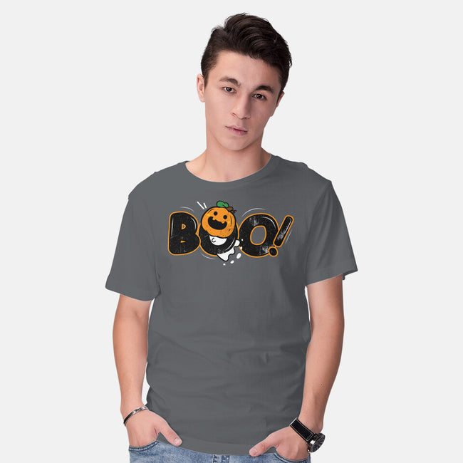 Boo Pumpkin Head-Mens-Basic-Tee-bloomgrace28