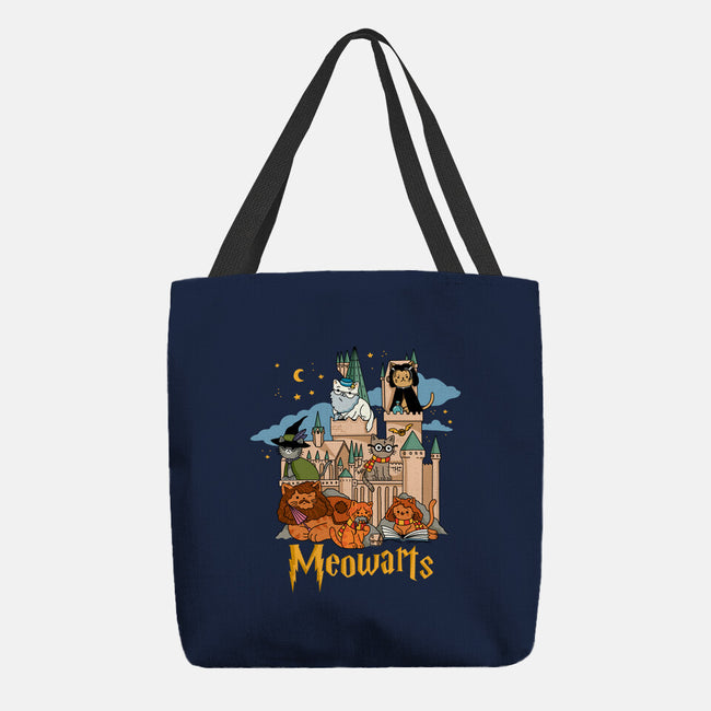 Meowarts-None-Basic Tote-Bag-ppmid