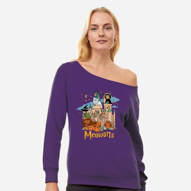 Meowarts-Womens-Off Shoulder-Sweatshirt-ppmid