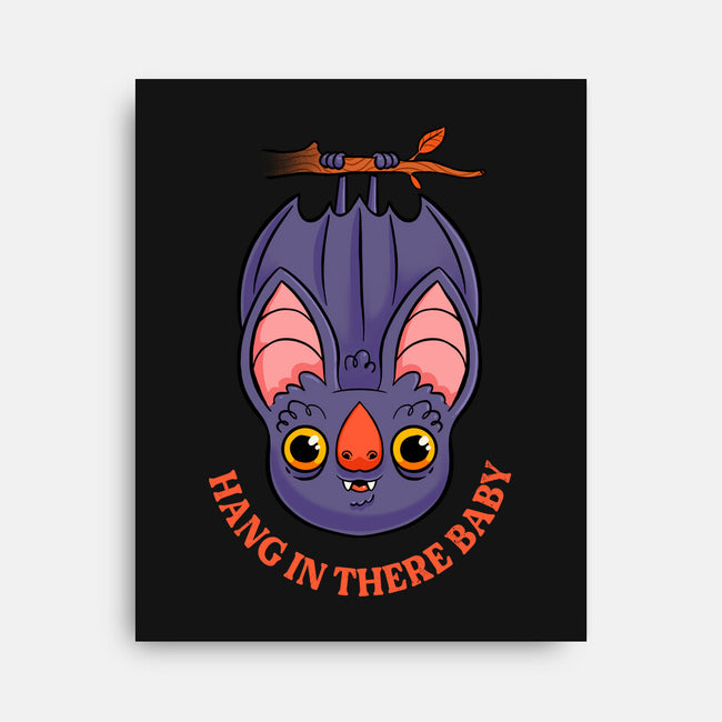 Hang In There Baby Bat-None-Stretched-Canvas-ppmid