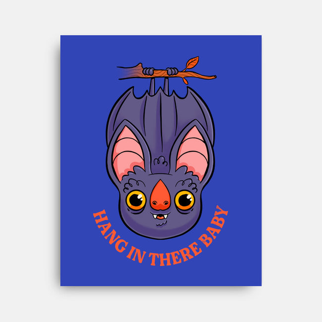 Hang In There Baby Bat-None-Stretched-Canvas-ppmid