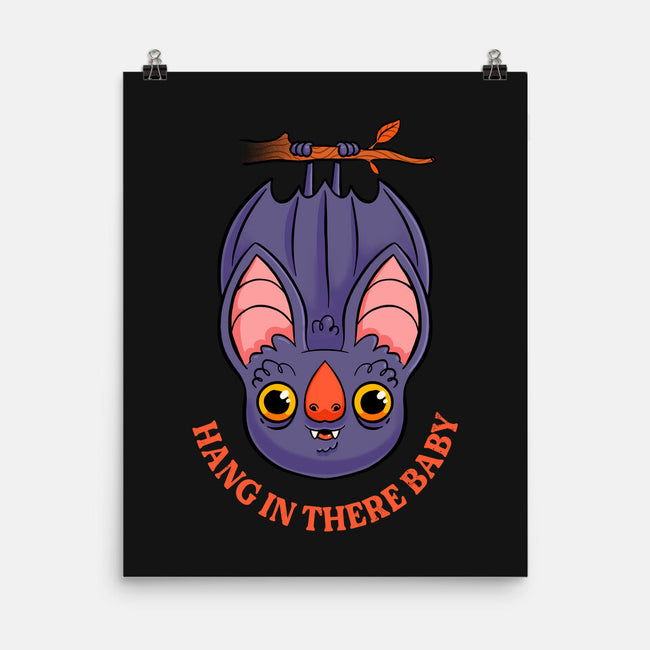 Hang In There Baby Bat-None-Matte-Poster-ppmid