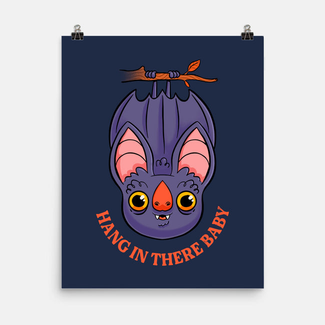 Hang In There Baby Bat-None-Matte-Poster-ppmid