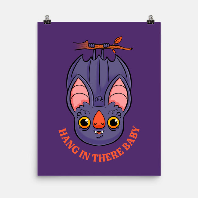 Hang In There Baby Bat-None-Matte-Poster-ppmid