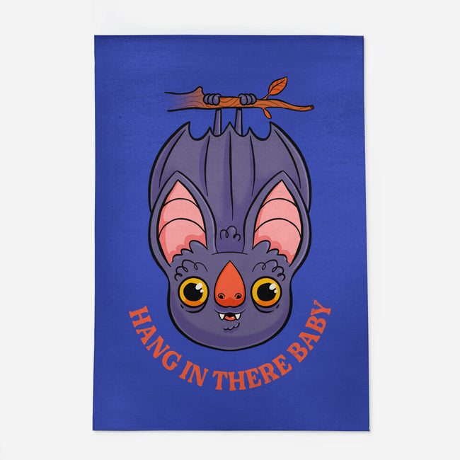 Hang In There Baby Bat-None-Outdoor-Rug-ppmid