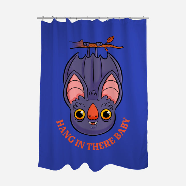 Hang In There Baby Bat-None-Polyester-Shower Curtain-ppmid