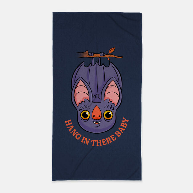 Hang In There Baby Bat-None-Beach-Towel-ppmid