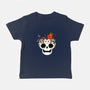 Skull And Spooky Cats-Baby-Basic-Tee-ppmid