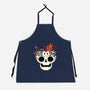 Skull And Spooky Cats-Unisex-Kitchen-Apron-ppmid