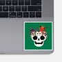 Skull And Spooky Cats-None-Glossy-Sticker-ppmid