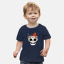 Skull And Spooky Cats-Baby-Basic-Tee-ppmid