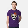 Skull And Spooky Cats-Mens-Premium-Tee-ppmid