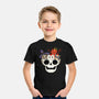 Skull And Spooky Cats-Youth-Basic-Tee-ppmid