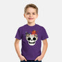 Skull And Spooky Cats-Youth-Basic-Tee-ppmid