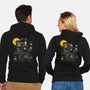 Haunted Pixels-Unisex-Zip-Up-Sweatshirt-jrberger