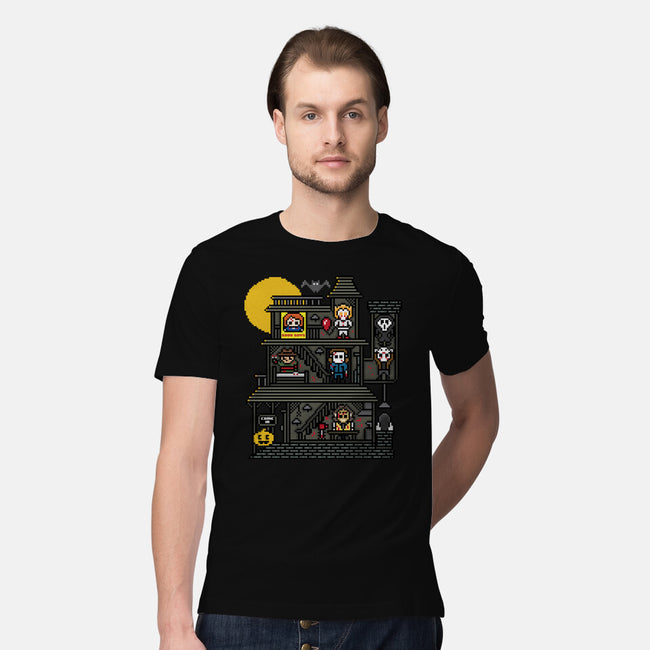 Haunted Pixels-Mens-Premium-Tee-jrberger