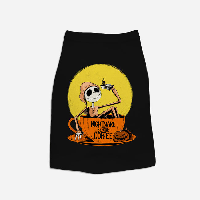 Nightmare Before Coffee-Cat-Basic-Pet Tank-ppmid