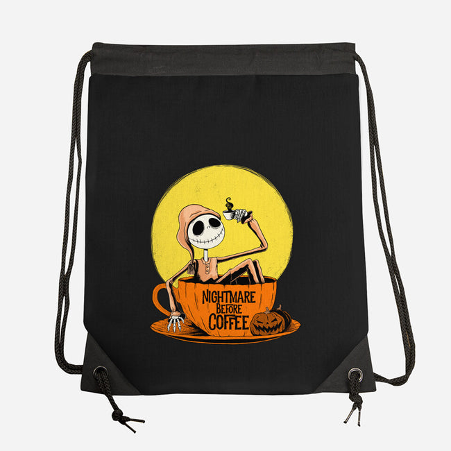 Nightmare Before Coffee-None-Drawstring-Bag-ppmid