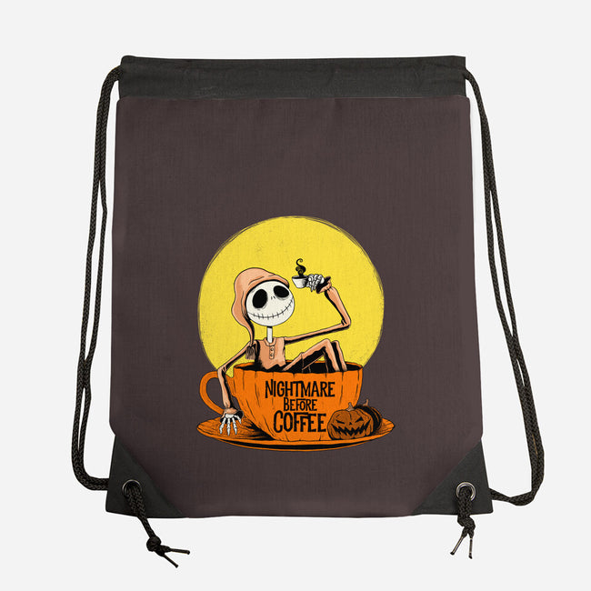 Nightmare Before Coffee-None-Drawstring-Bag-ppmid