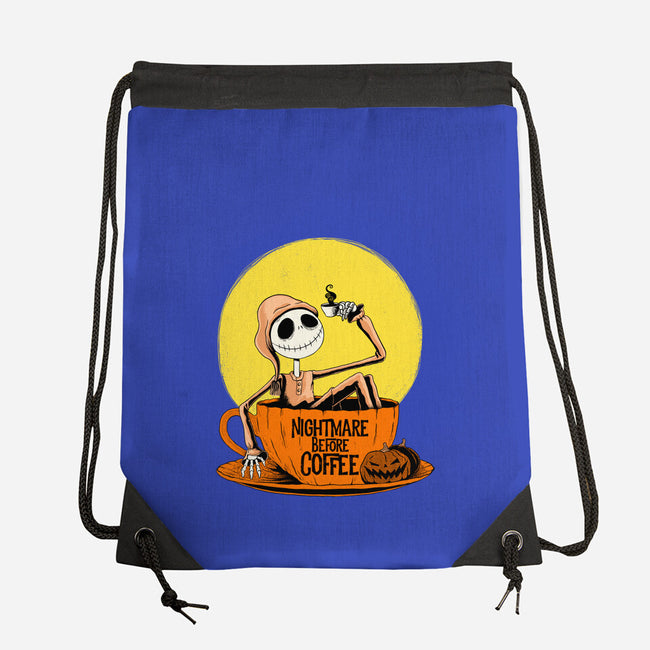 Nightmare Before Coffee-None-Drawstring-Bag-ppmid