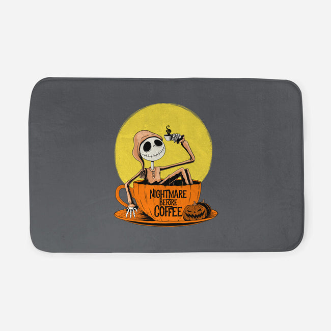 Nightmare Before Coffee-None-Memory Foam-Bath Mat-ppmid