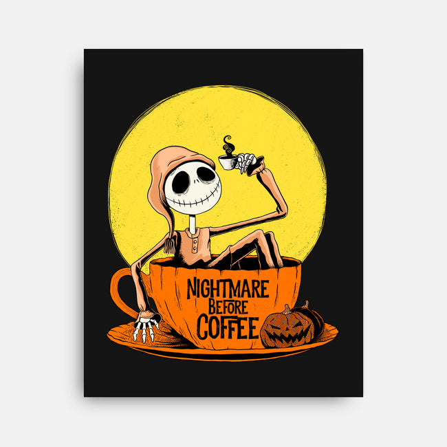 Nightmare Before Coffee-None-Stretched-Canvas-ppmid