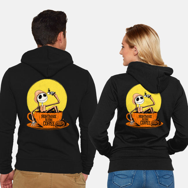 Nightmare Before Coffee-Unisex-Zip-Up-Sweatshirt-ppmid