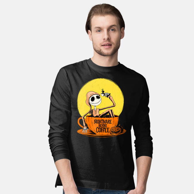 Nightmare Before Coffee-Mens-Long Sleeved-Tee-ppmid