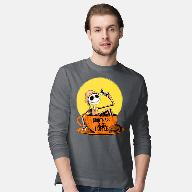 Nightmare Before Coffee-Mens-Long Sleeved-Tee-ppmid