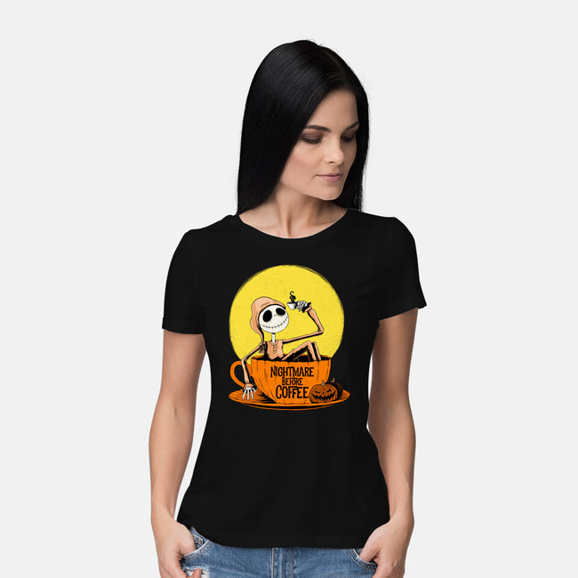 Nightmare Before Coffee-Womens-Basic-Tee-ppmid