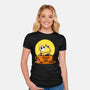 Nightmare Before Coffee-Womens-Fitted-Tee-ppmid