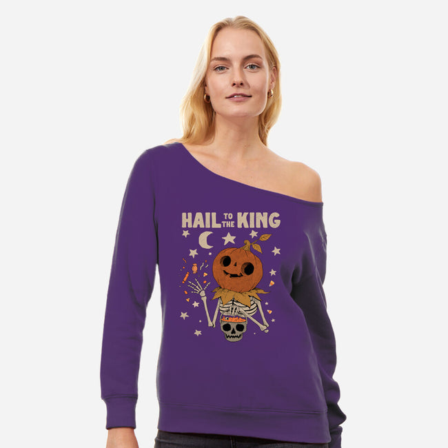 Halloween King-Womens-Off Shoulder-Sweatshirt-ppmid