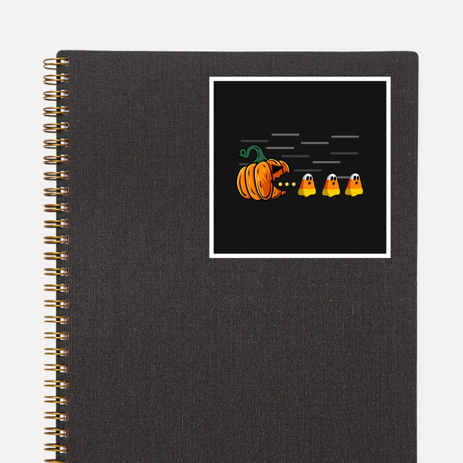 Candy Corn Hunter-None-Glossy-Sticker-Agaena