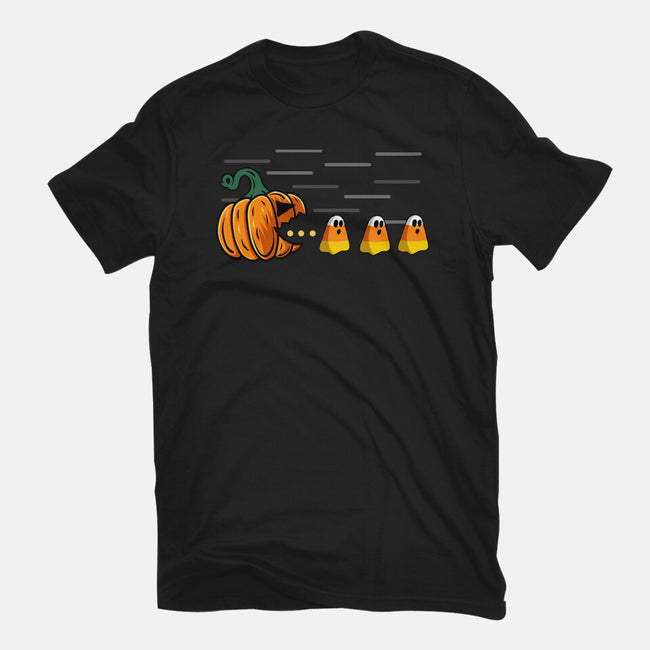 Candy Corn Hunter-Mens-Basic-Tee-Agaena