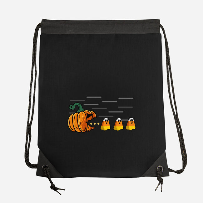 Candy Corn Hunter-None-Drawstring-Bag-Agaena