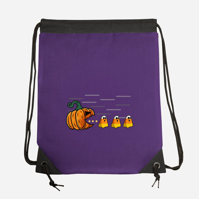 Candy Corn Hunter-None-Drawstring-Bag-Agaena