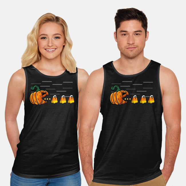 Candy Corn Hunter-Unisex-Basic-Tank-Agaena