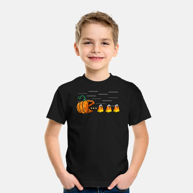 Candy Corn Hunter-Youth-Basic-Tee-Agaena