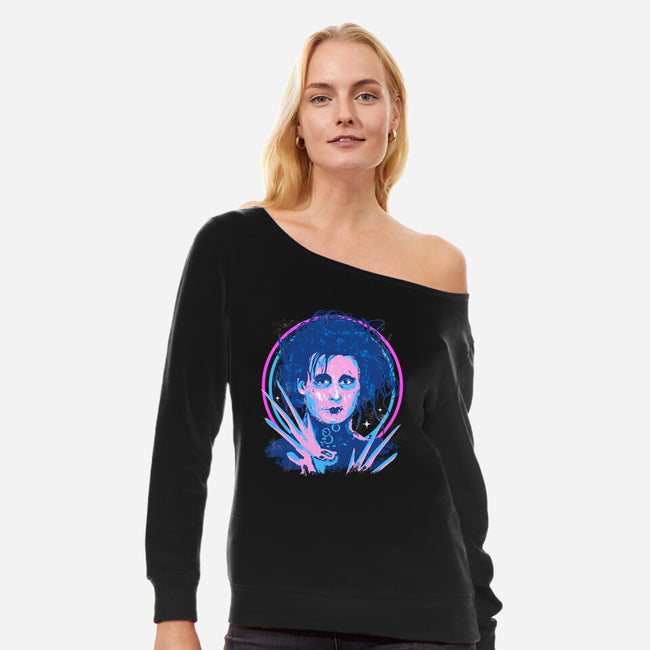 Edward Is Special-Womens-Off Shoulder-Sweatshirt-IKILO